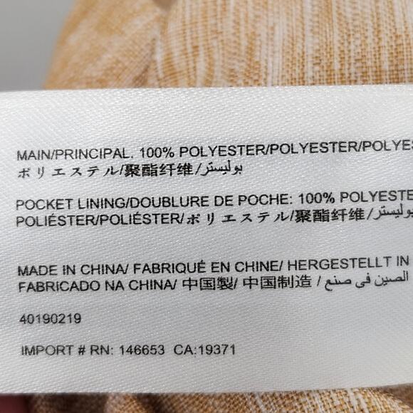 The Fifth Label Cream Tan Variegated Wide leg Cropped Slacks Women's Pants 4 - Picture 3 of 10